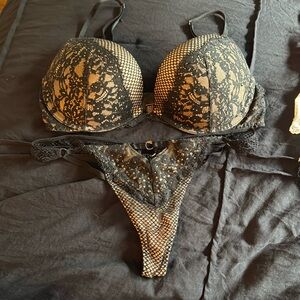 Bra set from VS. Bra has some wear but panties were maybe worn once if that.